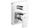 Bath tap Ideal Standard Tonic II concealed, external part, chrome, switch bathtub/shower 2-receivers
