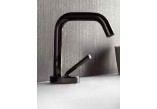 PYTAJ O RABAT ! Washbasin faucet Zucchetti Isystick standing, wys. 151 mm, obrotowa spout - black matt embossed