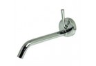 Washbasin faucet Zucchetti Isystick wall mounted, dł. 215 mm, satyna, concealed 