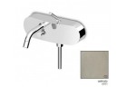 Mixer bath and shower Zucchetti Isystick wall mounted, satyna, switch, Shower set
