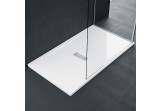 Shower tray Novellini Custom ultracienki 120x70 cm, height 3,5 cm, acrylic z możliwością docinania, white