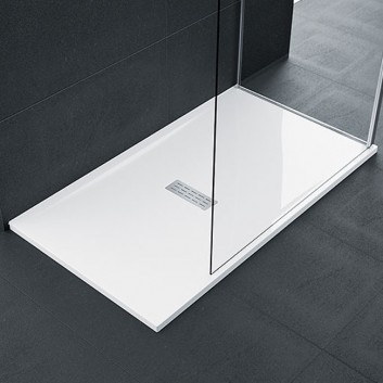 Shower tray Novellini Custom ultracienki 120x80 cm, acrylicowy z możliwością docinania- sanitbuy.pl