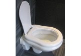 Bowl Kerasan Retro 38x50 cm, hanging + soft-close WC seat z zawiasami chrome