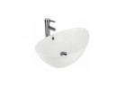 Countertop washbasin Massi OTYLA 59 x 39 x 16 cm, white, without tap hole