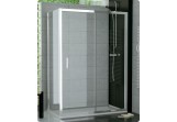 Sliding door two-piece SanSwiss TOP-LINE TOPS2 szer. 1200 - 1800 mm, wys. do 1900 mm, silver shine, transparent