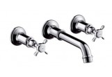 Washbasin faucet Axor Montreux wall mounted, dł. 225 mm, concealed 