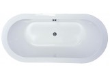 Bathtub oval Massi Thermo freestanding 160 x 82 x 60 cm, white
