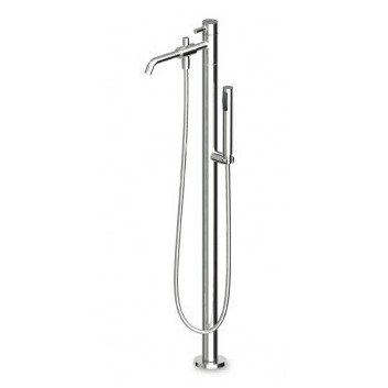 Zucchetti Pan Single lever mixer bath- shower wolnostojąca z przełącznikiem oraz słuchawką- sanitbuy.pl