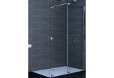 Door sliding Huppe Xtensa Pure Walk-In 980 - 1000 mm, right, 1-piece, el. stały, transparent Anti-Plaque, silver shine