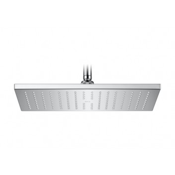 Overhead shower rectangular Roca Rainsense ABS chrome, 360 x 240 mm- sanitbuy.pl