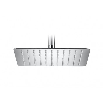 Overhead shower square Roca Rainsense ABS chrome, bok 200 mm- sanitbuy.pl