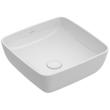 Countertop washbasin Villeroy & Boch Artis white, square- sanitbuy.pl