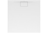 Square shower tray Villeroy & Boch 80 x 80 cm, white alpejski, MetalRim