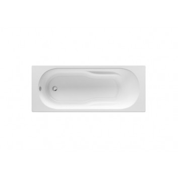 Bathtub rectangular Roca Genova white, acrylic, 150 x 70 cm, regulowane legs- sanitbuy.pl