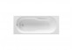 Bathtub rectangular Roca Genova white, acrylic, 160 x 70 cm, regulowane legs- sanitbuy.pl