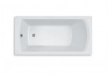 Bathtub rectangular Roca Genova white, acrylic, 180 x 80 cm, regulowane legs- sanitbuy.pl