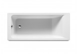 Bathtub rectangular Roca Genova white, acrylic, 140 x 70 cm, regulowane legs- sanitbuy.pl