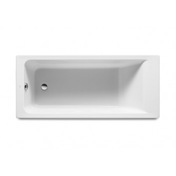 Bathtub rectangular Roca Easy white, acrylic, 140 x 70 cm, regulowane legs- sanitbuy.pl