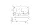 Bathtub rectangular Roca Vita white, acrylic, 180 x 90 cm, regulowane legs- sanitbuy.pl