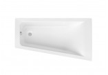Corner bathtub asymmetric Roca Easy left, white, acrylic, 160 x 90 cm, legs w zestawie- sanitbuy.pl