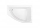 Corner bathtub asymmetric Roca Aquamarina right, white, acrylic, 175 x 100 cm, legs w zestawie