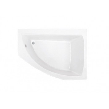 Corner bathtub asymmetric Roca Aquamarina left, white, acrylic, 175 x 100 cm, legs w zestawie- sanitbuy.pl