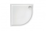 Acrylic shower tray Roca Malaga Medio R-45 Flat 80 x 80 x 7,5 cm, white