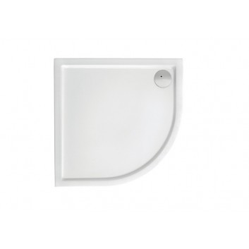 Acrylic shower tray Roca Malaga Medio R-45 Flat 80 x 80 x 7,5 cm, white- sanitbuy.pl