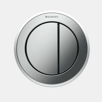 Flush button uruchamiający do WC Geberit Sigma 01 pneumatyczny, ręczny, dwudzielny, concealed- sanitbuy.pl