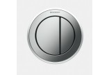 Flush button do WC Geberit Typ 10 pneumatyczny, shiny chromee/matt chromee, ręczny, dwudzielny, concealed, Sigma 8 cm- sanitbuy.pl
