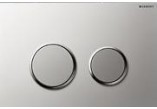 Flush button uruchamiający do WC Geberit Sigma 20 black/shiny chromee/black, 2 zakresy- sanitbuy.pl