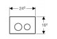 Flush button uruchamiający do WC Geberit Sigma 20 matt chromee/shiny/matt, 2 zakresy- sanitbuy.pl