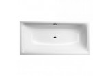 Bathtub rectangular Kaldewei Silenio white, 180 x 80 x 43,5 cm, bez nóg, do różnej board
