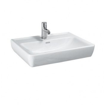 Washbasin rectangular Laufen Pro hanging, 60 x 48 cm, white, with tap hole- sanitbuy.pl
