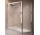 Door shower sliding Novellini Kuadra 2P 102-108 cm right, profil chrome, transparent glass, profil chrome, glass prze