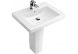 Washbasin rectangular Villeroy & Boch 2.0 white alpin CeramicPlus, 55 x 44 cm, for 3-hole mixers- sanitbuy.pl