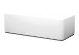Bathtub enclosure Ravak 10° 160 cm left white 