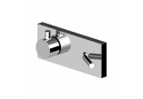 Washbasin faucet Zucchetti PAN wall mounted, chrome, concealed, with aerator- sanitbuy.pl