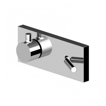 Washbasin faucet Zucchetti PAN wall mounted, chrome, concealed, with aerator- sanitbuy.pl