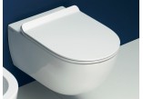 Bowl WC hanging + soft-close WC seat Flaminia APP white, 54 x 36 cm, without coating- sanitbuy.pl