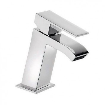 Washbasin faucet Cuadro Tres, wys. 14,3 cm, dł. wylewki 14,4 cm, chrome- sanitbuy.pl