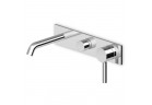 Mixer bath and shower Zucchetti Pan wall mounted, single lever, chrome, with switch 