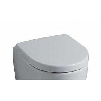 Seat WC Keramag iCon duroplast, white, hinges metalowe- sanitbuy.pl