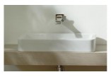 Countertop washbasin Flaminia Nile 40, white shine, wym. 40 x 40 x 10 cm, without overflow- sanitbuy.pl