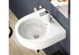Countertop washbasin Flaminia Nile 62, white shine, wym. 62 x 40 x 20 cm, z overflow, bez półki- sanitbuy.pl