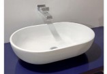 Countertop washbasin/hanging Flaminia Pass 50, white shine, wym. 50 x 52 x 14 cm, z overflow- sanitbuy.pl
