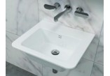 Wall-hung washbasin Flaminia Volo 52 white shine, 52 x 46 cm, z overflow- sanitbuy.pl