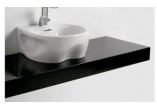 Shelf pod umywalki Flaminia Void 60, 250-80 x 46 x 10 cm, black shine, material: pietraluce- sanitbuy.pl