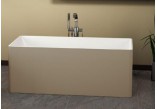Bathtub rectangular Flaminia Wash 150 x 70 x 58 cm, różowa, wyprofilowana, overflow- sanitbuy.pl