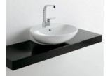 Shelf pod umywalki Flaminia Forty6 250-80 x 46 x 10 cm, black shine, material: pietraluce- sanitbuy.pl